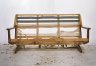 Anika Wilkins 'Brown Couch #3' 2007 - Framed in white, 133x102x5cm